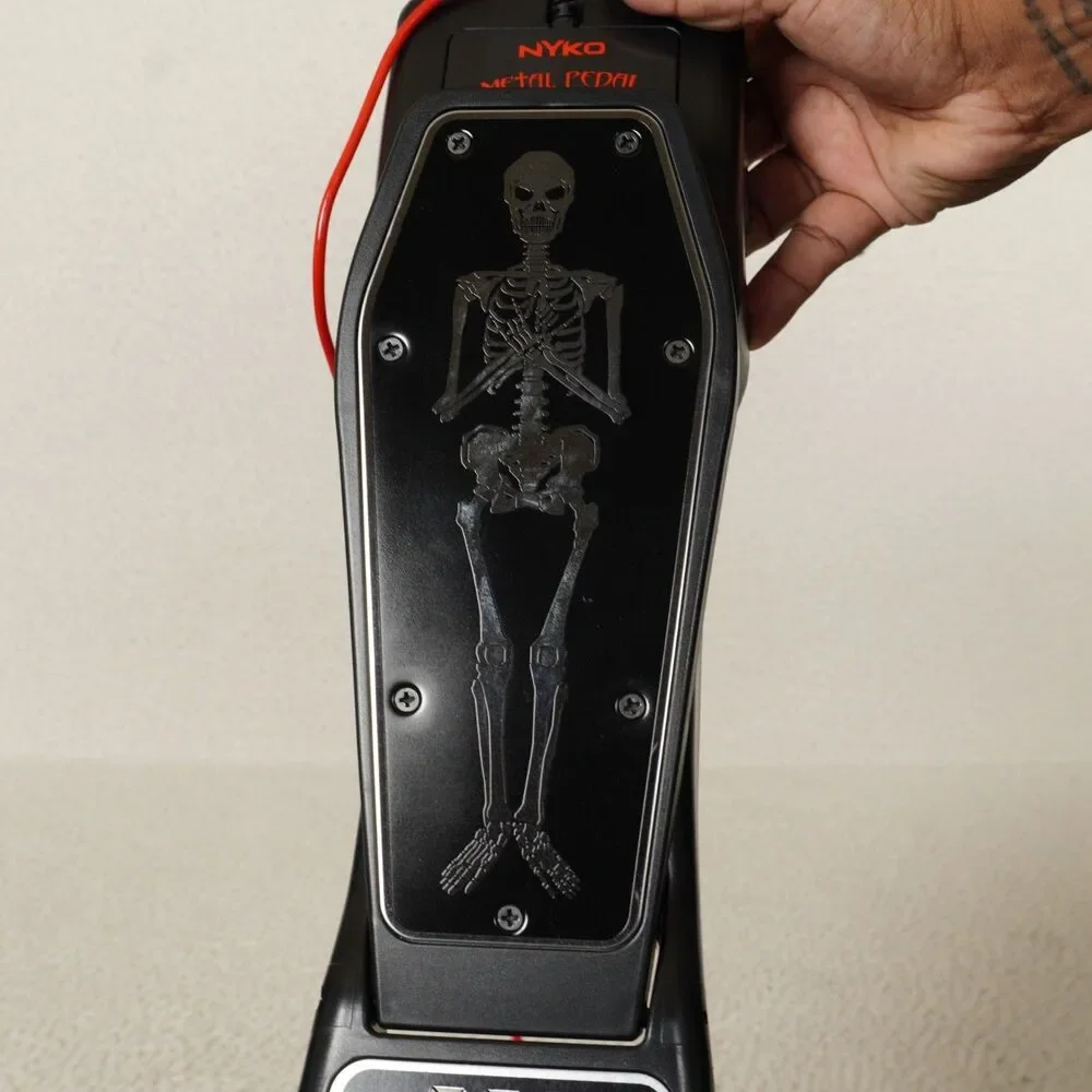 NYKO Heavy Duty Drum Pedal for Rock Band & Guitar Hero World Tour Metal Coffin